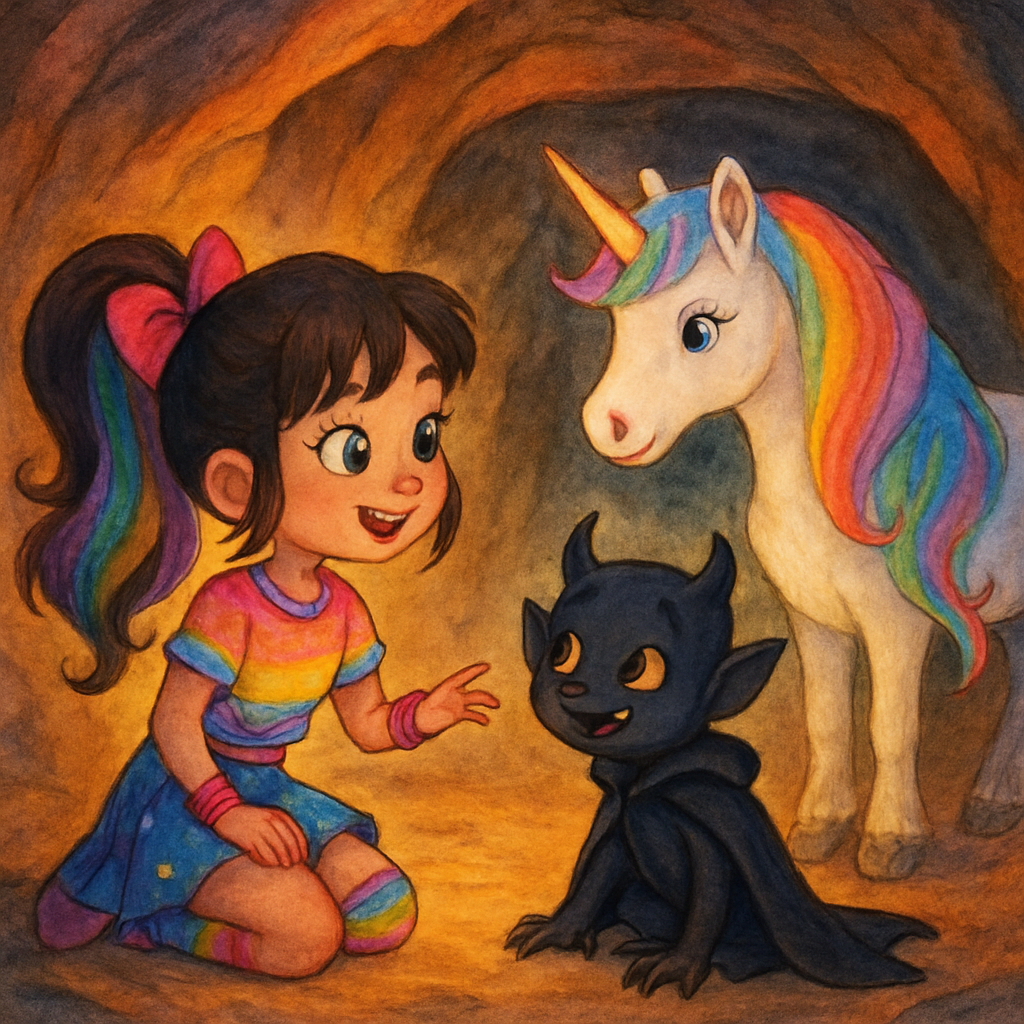 @Sephira talking to @Shadow in the cave.