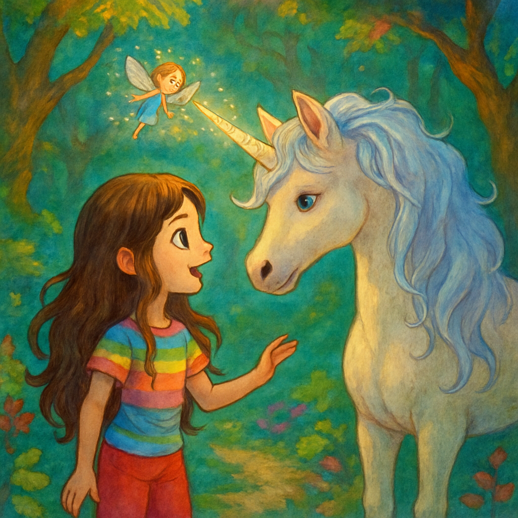 Sephira meets @Luna in the enchanted forest.