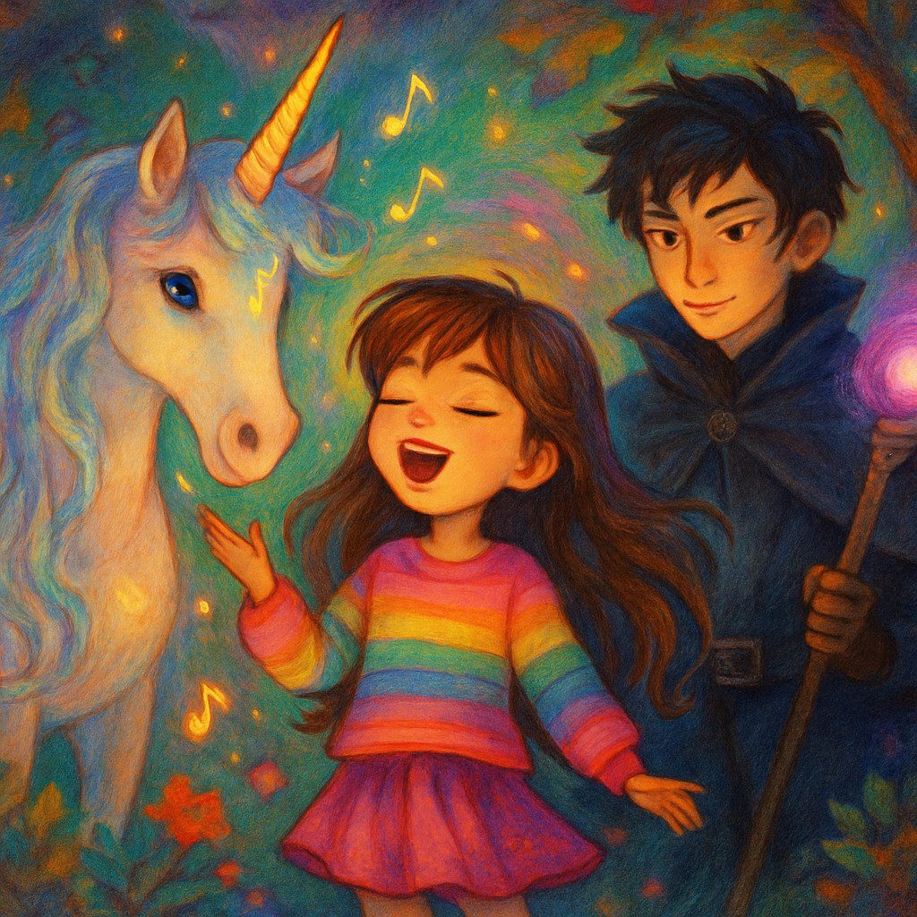 Sephira singing the magical song with @Luna and @Kai by her side.