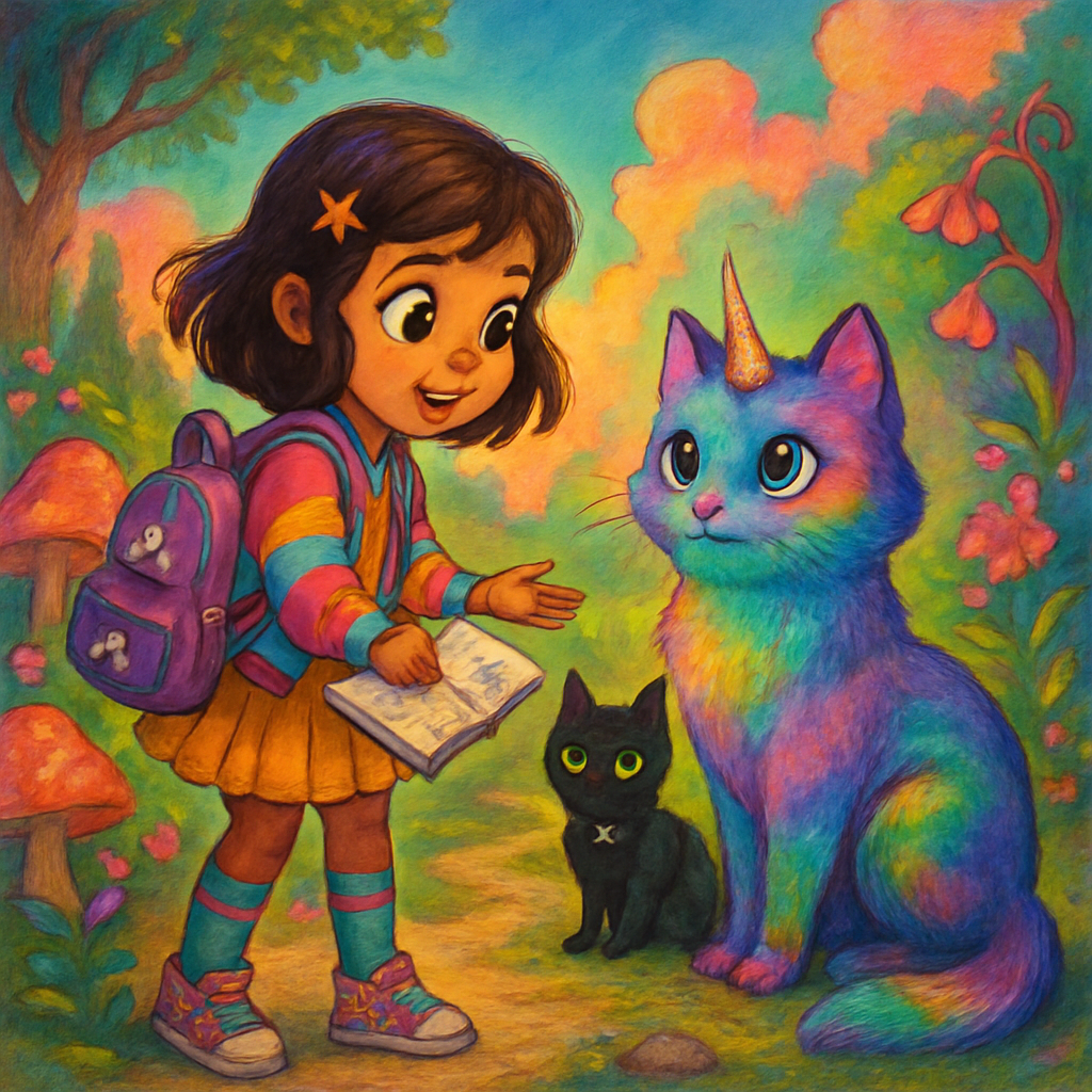 @Sephira meeting @Luna in the magical land.