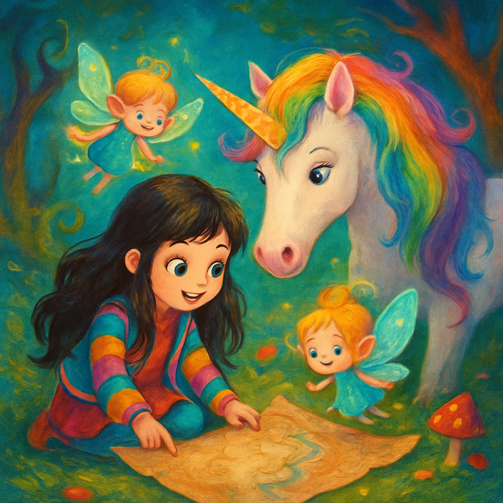 Sephira, @Luna, and @Melody planning their journey.