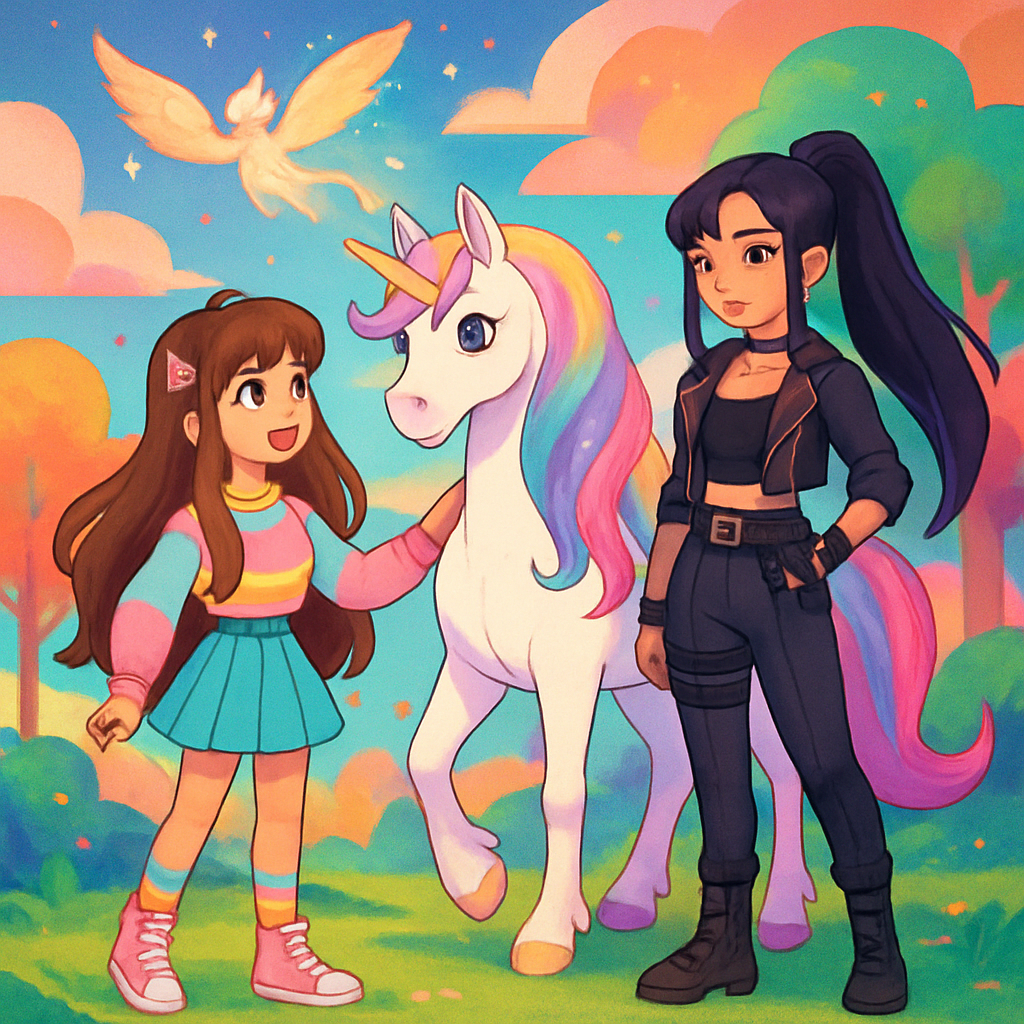 Kara, the demon hunter, joining Sephira and Luna on their quest.