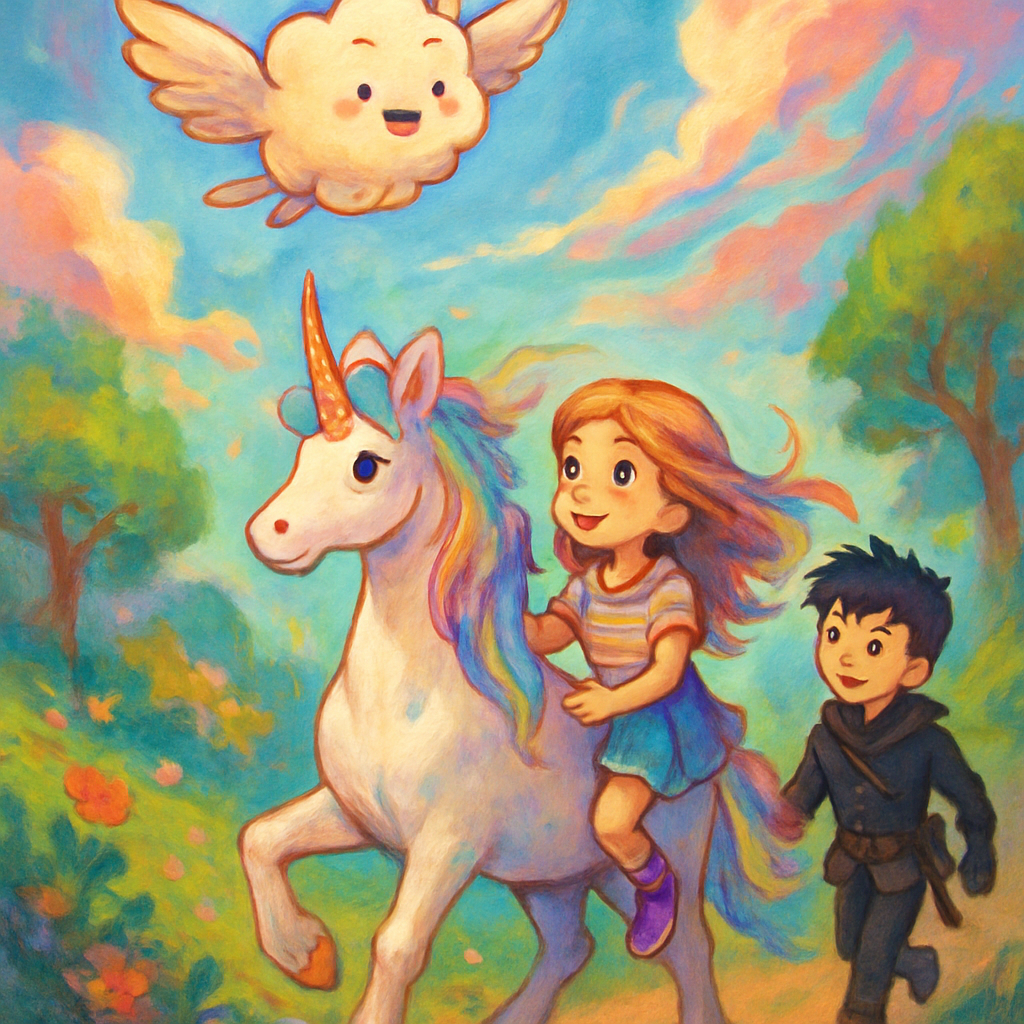 @Harmony flying above @Sephira and @Kai, leading the way.