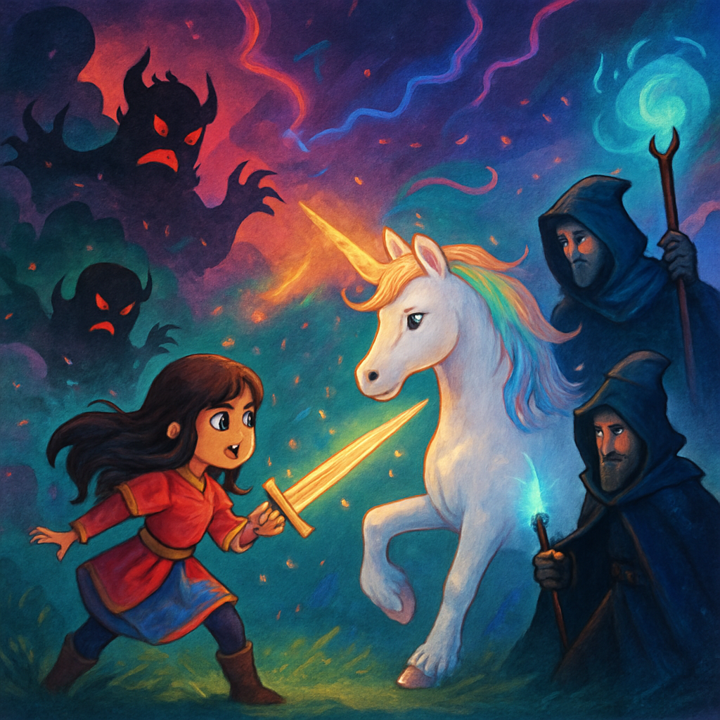 The final battle with the dark forces.