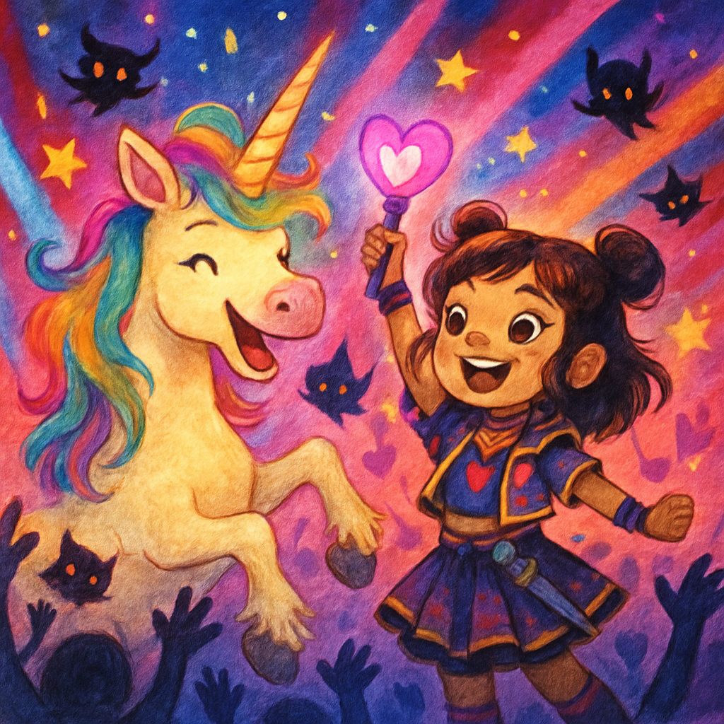 @Sephira and @Luna celebrating at the Kpop concert.