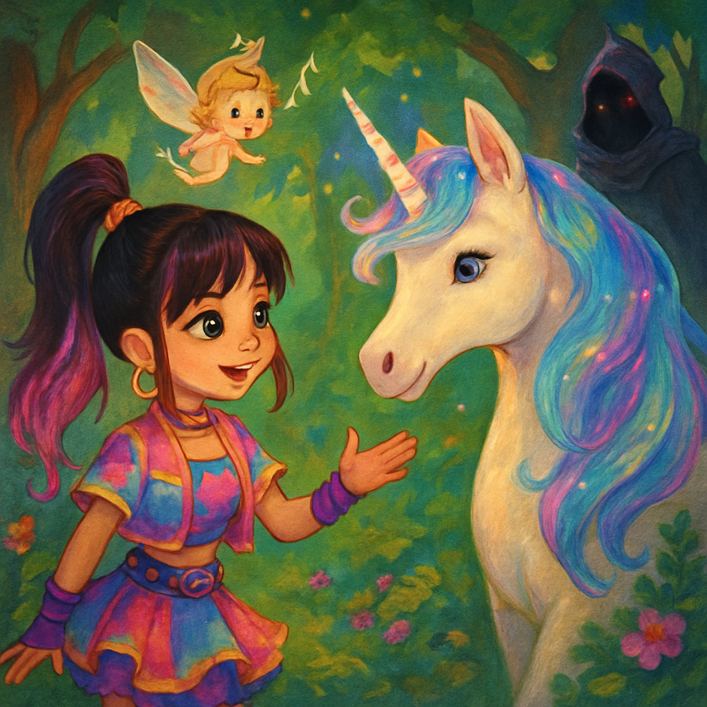 Sephira meets @Luna in the enchanted forest.
